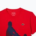 Lacoste Tennis X Novak Djokovic rote Johannisbeere Busch Shirt + Kappe Set 5