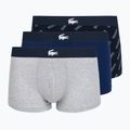 Boxershorts Herren Lacoste 5H1288 3-pak navy blue/white/silver ch