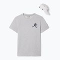 Tennis-Shirt Herren Lacoste TH1044 silver chine/navy blue