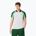 Tennis Poloshirt Herren Lacoste Polo DH8963 white/liamone green