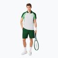 Tennis Poloshirt Herren Lacoste Polo DH8963 white/liamone green 2