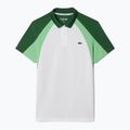 Tennis Poloshirt Herren Lacoste Polo DH8963 white/liamone green 5
