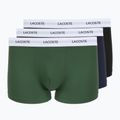 Herren Boxershorts Lacoste 5H5150 3er-Pack black/green/navy blue
