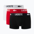 Herrenboxershorts Lacoste 5H2393 3 pack black/red/white