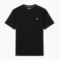 Herren-Tennisshirt Lacoste TH0003 black/lambʼs lettuce