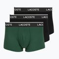 Herrenboxershorts Lacoste 5H1300 3 pack black/green