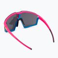 Julbo Edge Spectron 3 fluo rosa/blau/silbern blinken Sonnenbrille 3