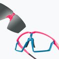 Julbo Edge Spectron 3 fluo rosa/blau/silbern blinken Sonnenbrille 7