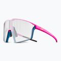 Julbo Edge Spectron 3 fluo rosa/blau/silbern blinken Sonnenbrille 8