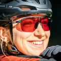 Julbo Frequency Reactiv 0-3 High Contrast translu blau/schwarz/rot flash Sonnenbrille 2