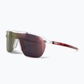 Julbo Frequency Spectron glänzend transluzentes Kristall/rot/roter Blitz Sonnenbrille
