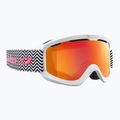 Julbo June Skibrille weiß/schwarz/gold-orange/flash-rot