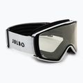 Skibrille Julbo Launcher Reactiv High Contrast white/black/flash purple
