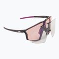 Sonnenbrille Julbo Edge Reactiv High Contrast shiny translu black/purple