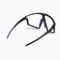 Sonnenbrille Julbo Edge Reactiv High Contrast shiny translu black/purple 10