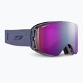 Skibrille Julbo Launcher Reactiv High Contrast dark blue/flash purple 2