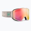 Skibrille Julbo Cyrius X Reactive High Contrast beige/flash red