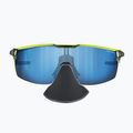 Julbo Ultimate Cover Polar 4 Hd Fahrradbrille schwarz/gelb fluo/kapsel ocean master 11