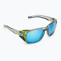 Julbo Shield M Polar 4 Hd schwarz/gelb fluo/kapsel ocean master Fahrradbrille 2