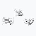 Sidas Walk 1/2 Traktion Schuh Overlays schwarz CTRWALKHALF16 6