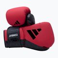 adidas Combat 50 rot/schwarze Boxhandschuhe 8