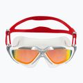 Aquasphere Vista weiß/silber/rot Titan-Schwimmmaske MS5050915LMR 2