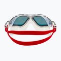 Aquasphere Vista weiß/silber/rot Titan-Schwimmmaske MS5050915LMR 5