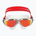 Aquasphere Vista weiß/silber/rot Titan-Schwimmmaske MS5050915LMR 7