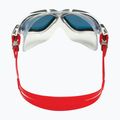 Aquasphere Vista weiß/silber/rot Titan-Schwimmmaske MS5050915LMR 9