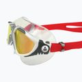 Aquasphere Vista weiß/silber/rot Titan-Schwimmmaske MS5050915LMR 10