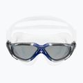 Aquasphere Vista transparent/dunkelgrau/Spiegel-Rauch-Schwimmmaske MS5050012LD 2