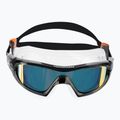Aquasphere Vista Pro dunkelgrau/schwarz/spiegelorange Titan-Schwimmmaske MS5041201LMO 2