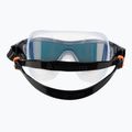 Aquasphere Vista Pro dunkelgrau/schwarz/spiegelorange Titan-Schwimmmaske MS5041201LMO 5