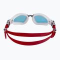 Aqua Sphere Kayenne Pro Schwimmbrille weiß und rot EP3040910LMR 5