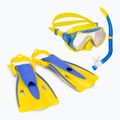 Aqualung Kinder Schnorchel Hero Set gelb und blau SV1160740SM