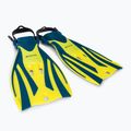 Aqualung Fizz gelb und marineblau Schnorchelflossen FA3619807