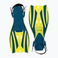 Aqualung Fizz gelb und marineblau Schnorchelflossen FA3619807 2