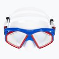 Aqualung Hawkeye Tauchset Maske + Schnorchel blau/rot SC3974006 2