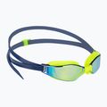 Aquasphere Xceed hellgelb/Marineblau/Spiegelgelb Titan-Schwimmbrille EP3037104LMY