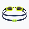 Aquasphere Xceed hellgelb/Marineblau/Spiegelgelb Titan-Schwimmbrille EP3037104LMY 5