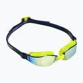 Aquasphere Xceed hellgelb/Marineblau/Spiegelgelb Titan-Schwimmbrille EP3037104LMY 8