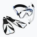 Aqualung Kompass Schnorchel Set schwarz und weiß SR4110109XL