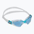 Aquasphere Kayenne transparent / türkis Kinder Schwimmbrille EP3190043LB