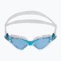 Aquasphere Kayenne transparent / türkis Kinder Schwimmbrille EP3190043LB 2