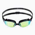 Aquasphere Xceed Schwimmbrille schwarz / schwarz / Gläser Spiegel gelb EP3200101LMY 2