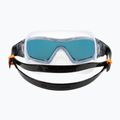 Aquasphere Vista Pro dunkelgrau/schwarz/spiegelorange Titan-Schwimmmaske MS5591201LMO 5