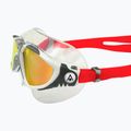 Aquasphere Vista weiß/rot/rot titanfarben verspiegelte Schwimmmaske MS5600915LMR 3