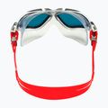 Aquasphere Vista weiß/rot/rot titanfarben verspiegelte Schwimmmaske MS5600915LMR 4