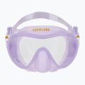 Aqualung Nabul Schnorchelset Maske + Schnorchel + Flossen transluzent lila 3