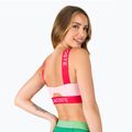 Lacoste rosa und rot Badeanzug Top MF3389 3